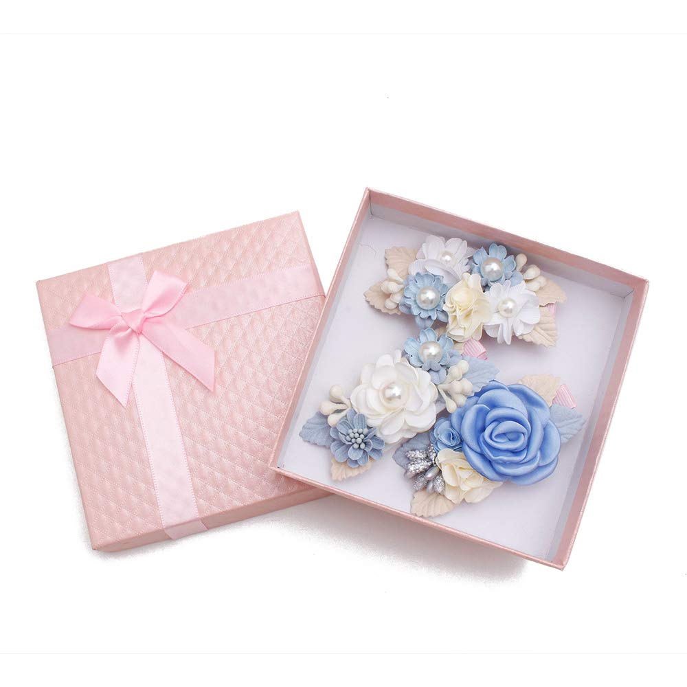 Cherrboll flower hair clip ivory pearl adds gentle elegance for daily wear
