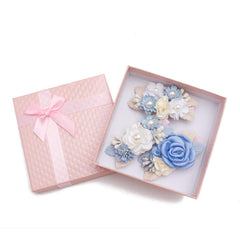 Cherrboll flower hair clip ivory pearl adds gentle elegance for daily wear
