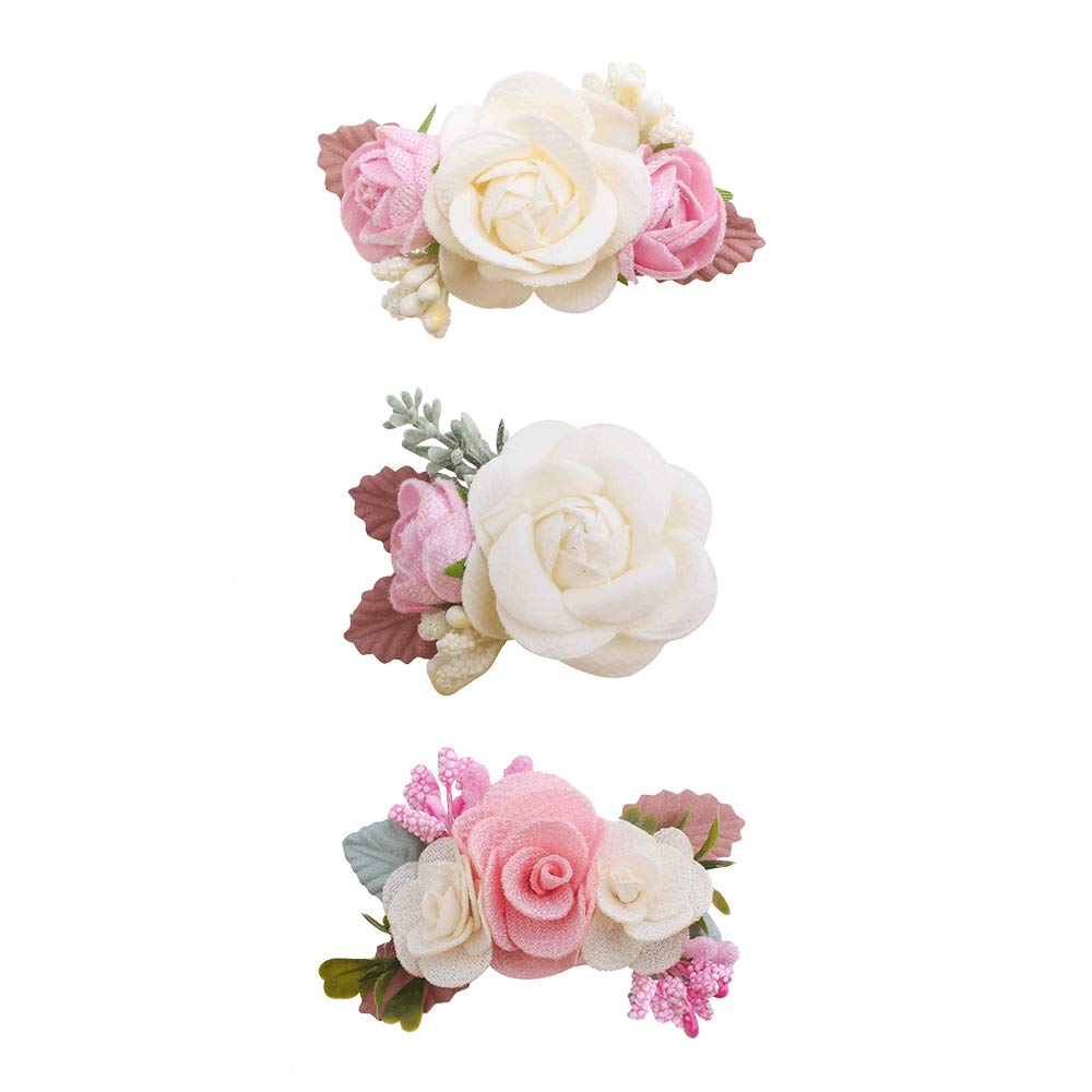 Cherrboll flower hair clip packaging, gift-ready for newborns.