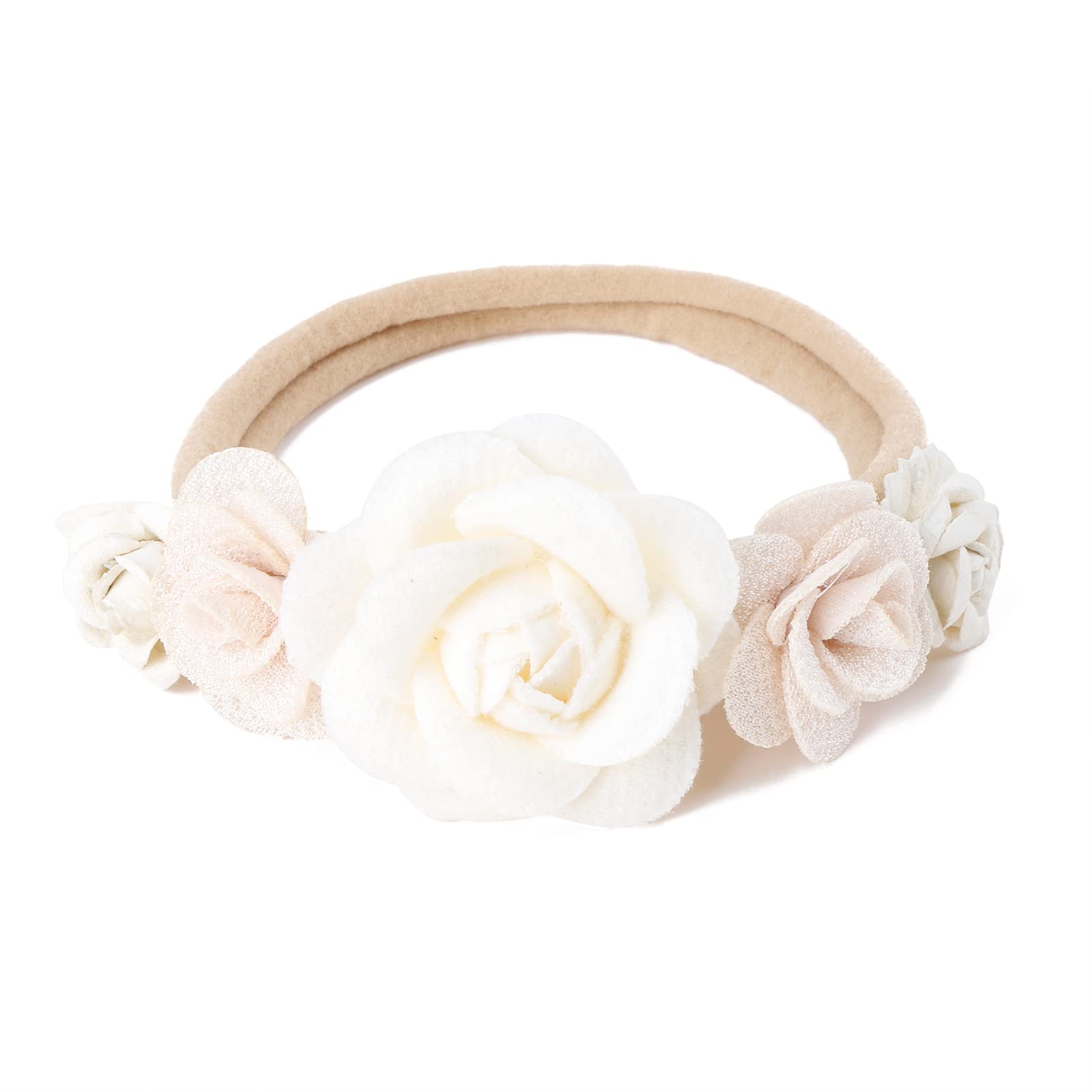 Cherrboll flower headbands birthday prop—bright colors ideal for family photos and special occasions.