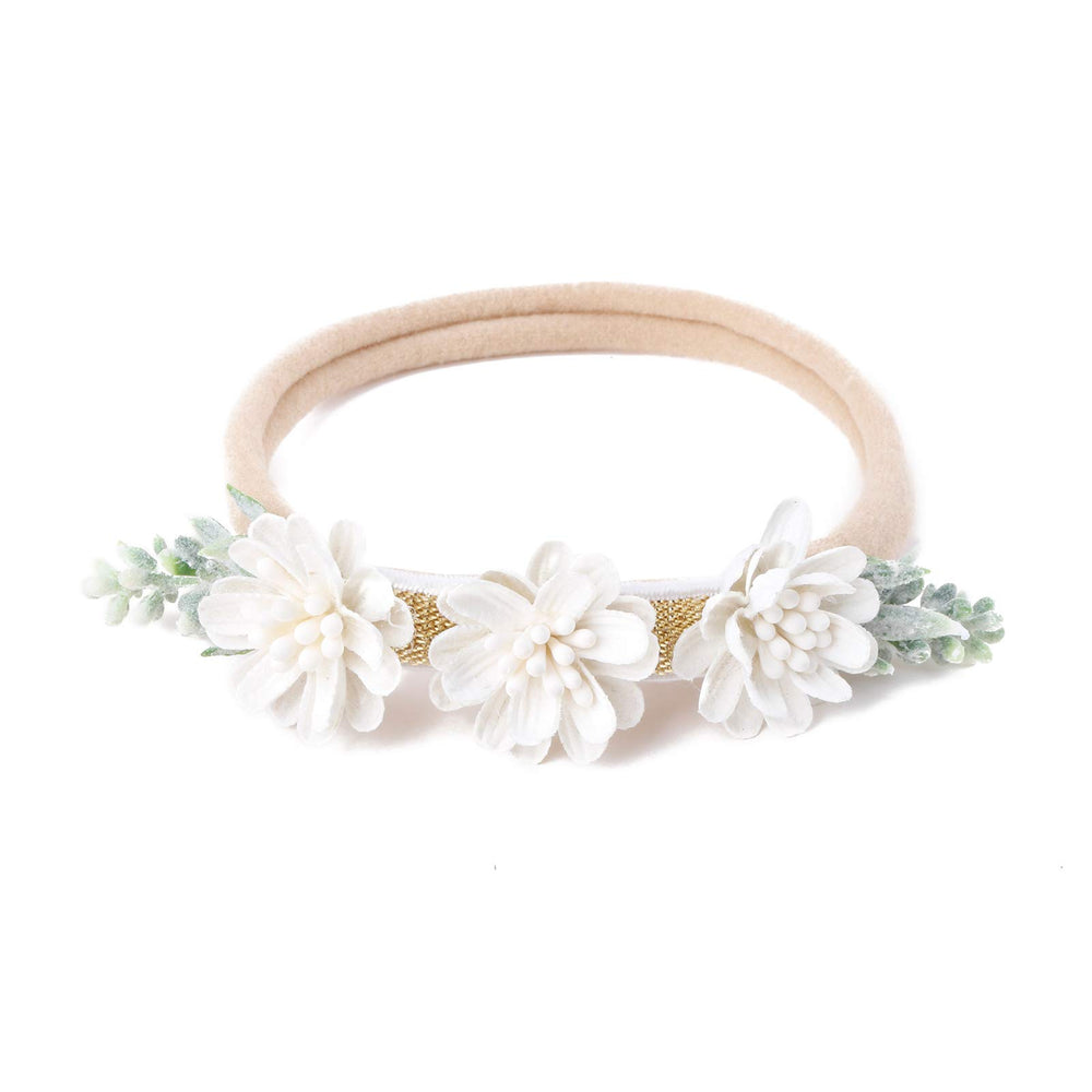 Cherrboll flower headbands come in a variety of colors to coordinate outfits.