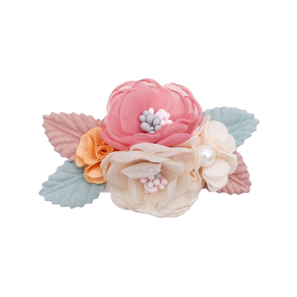 Cherrboll handmade-flower-detail: handcrafted texture adds charm to any hairstyle.