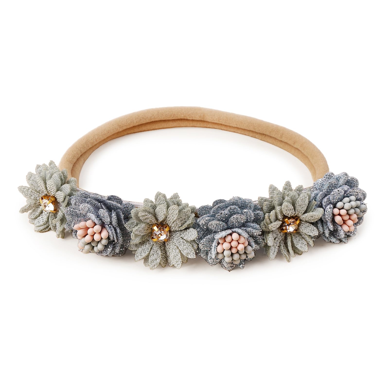 Cherrboll headbands used as charming photo props for smiling moments.