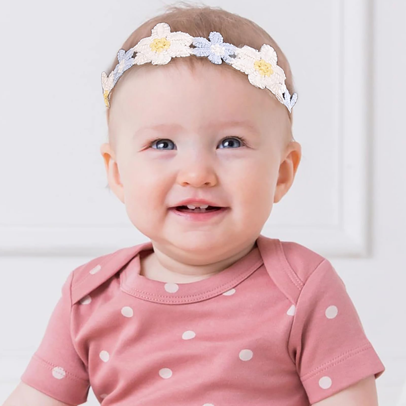 Cherrboll lace-pattern headband stretches softly for comfy wear