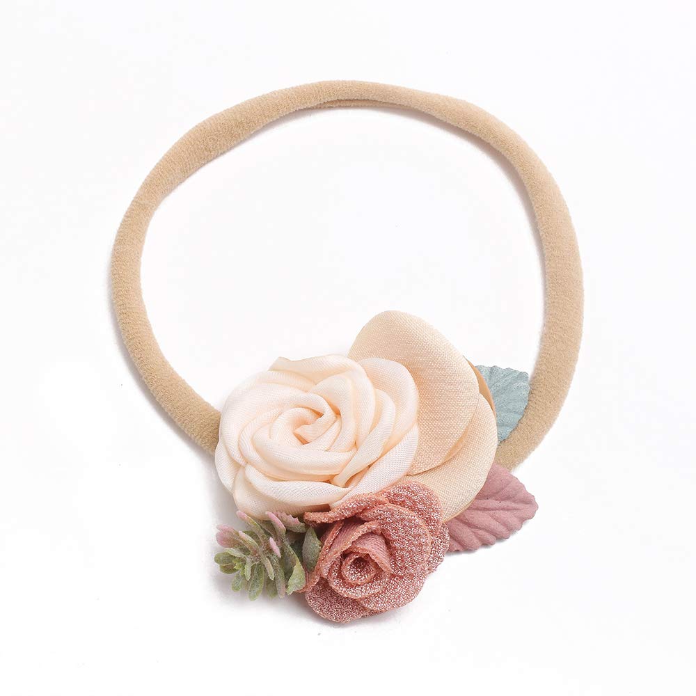 Cherrboll nylon headbands with extra elasticity for growing with baby