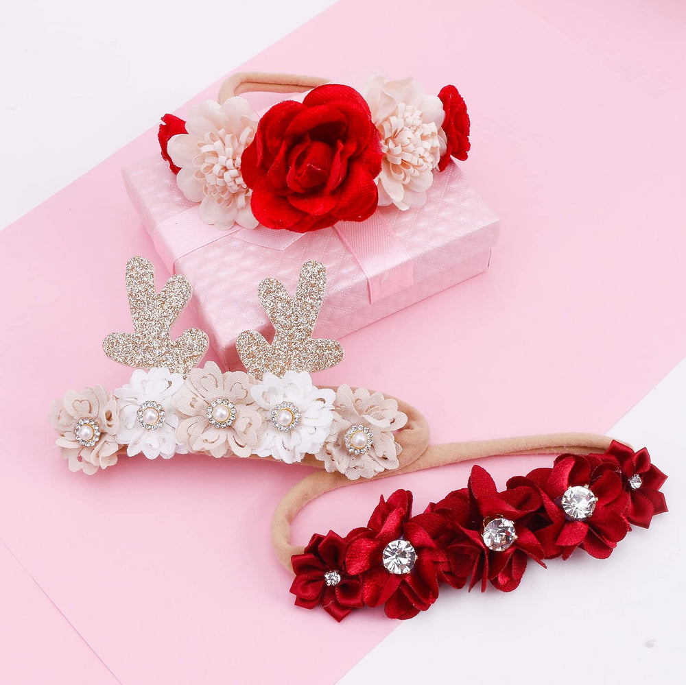cherrboll soft nylon headbands, gentle on baby skin and easy to wear.