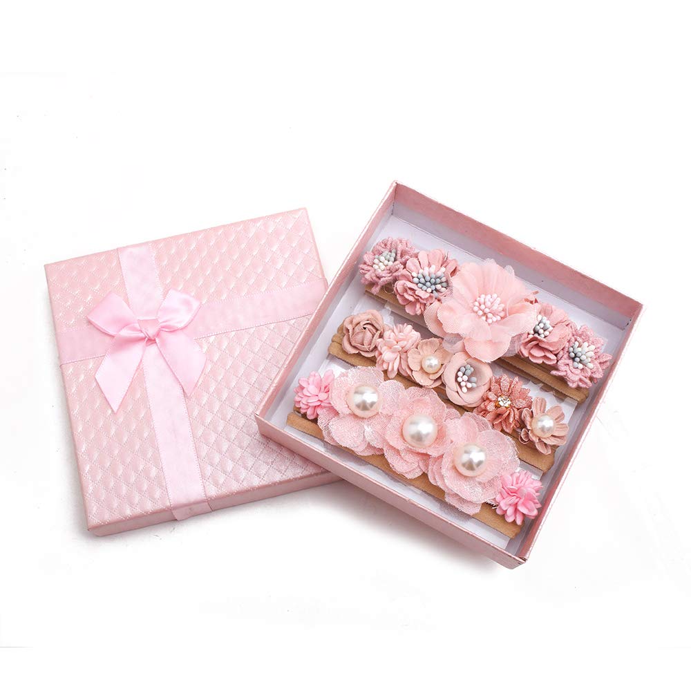 Cherrboll newborn headbands offer soft nylon comfort for sensitive skin during daily wear.