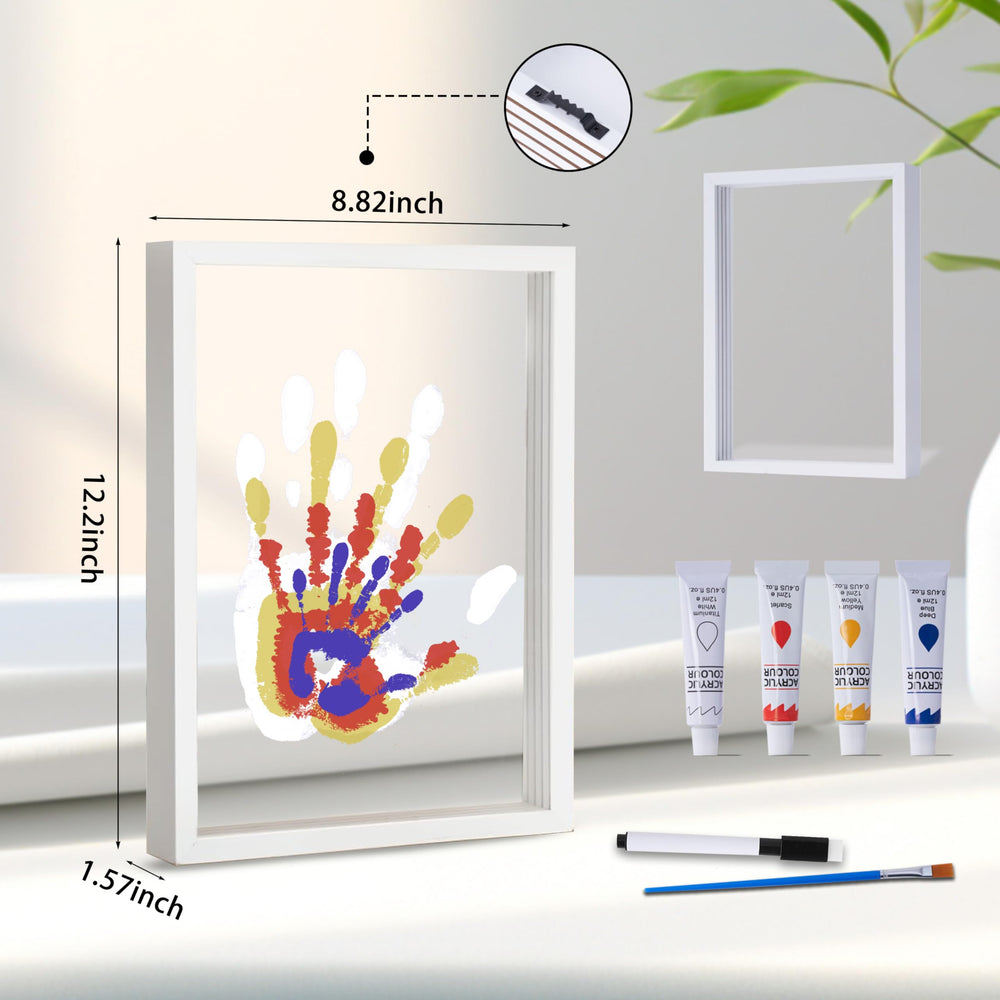 CHERRY CHEERS non-toxic paints included — baby-safe for gentle prints.