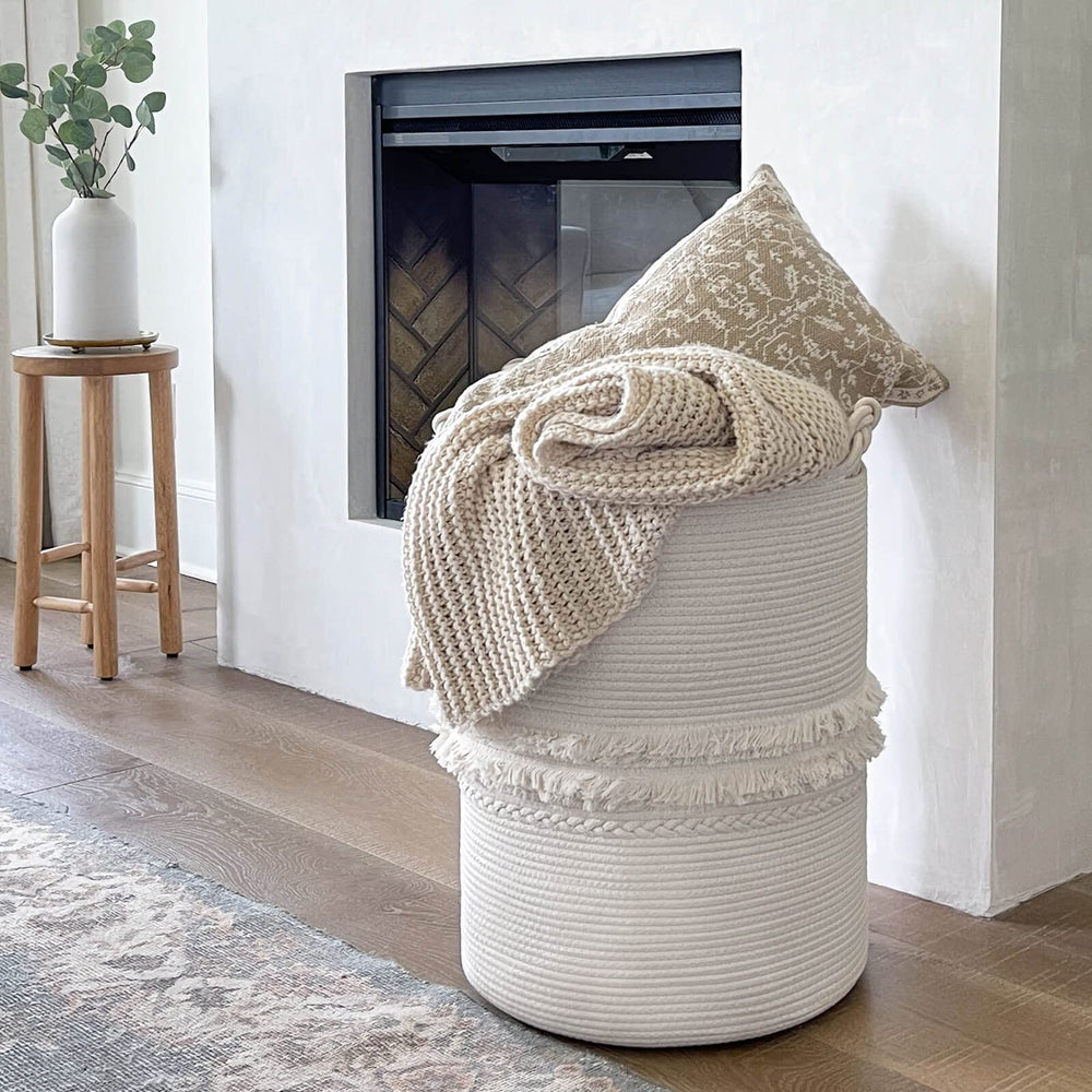 CherryNow soft-durable rope-basket feels gentle yet sturdy for daily use.