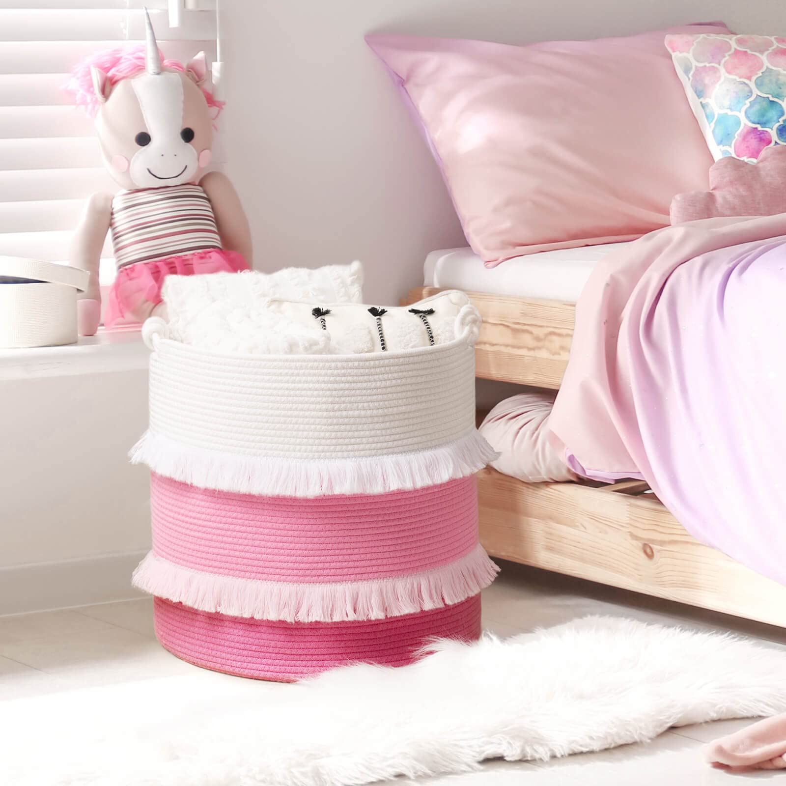 CherryNow tassel design with two layers adds a stylish room accent.