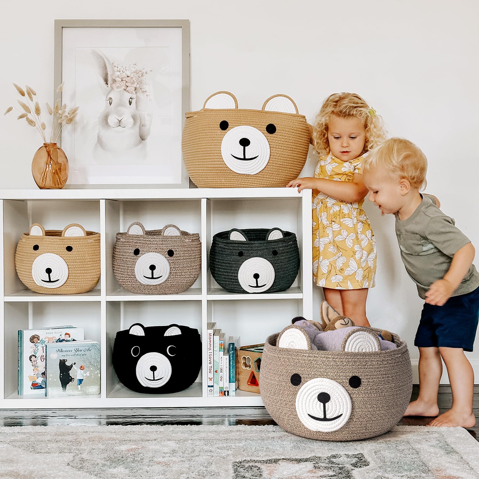 CherryNow baby-basket-handles enable easy carrying for gifting and moving around