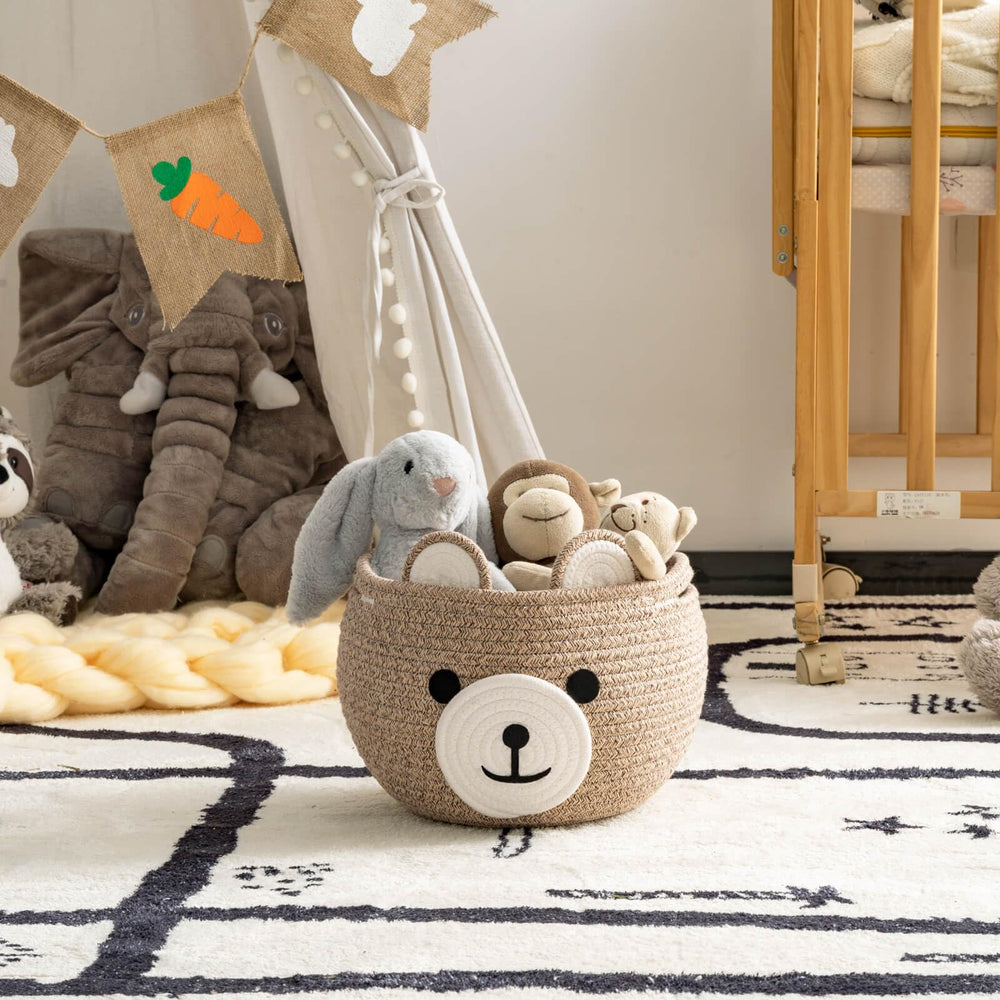 CherryNow bear face detail adds playful decor to kid spaces.
