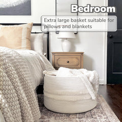 CherryNow blanket basket folded for shipping demonstrates quick reshaping with towels or blankets