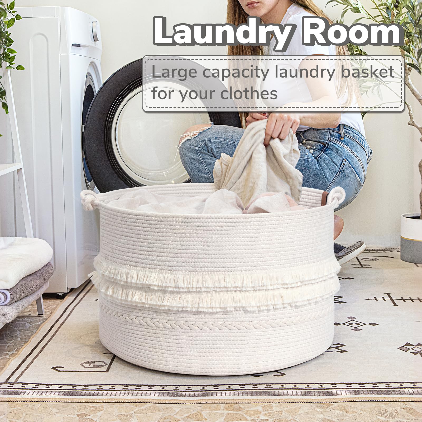 CherryNow blanket basket toy storage idea keeps kids toys organized without clutter