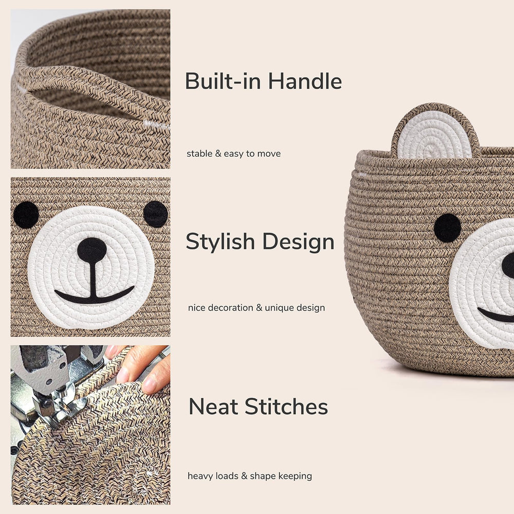 CherryNow foldable-basket-shape returns to form when filled for tidy storage
