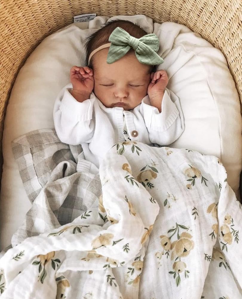 Cherssy headbands growth-fit design ensures comfortable wear as baby grows