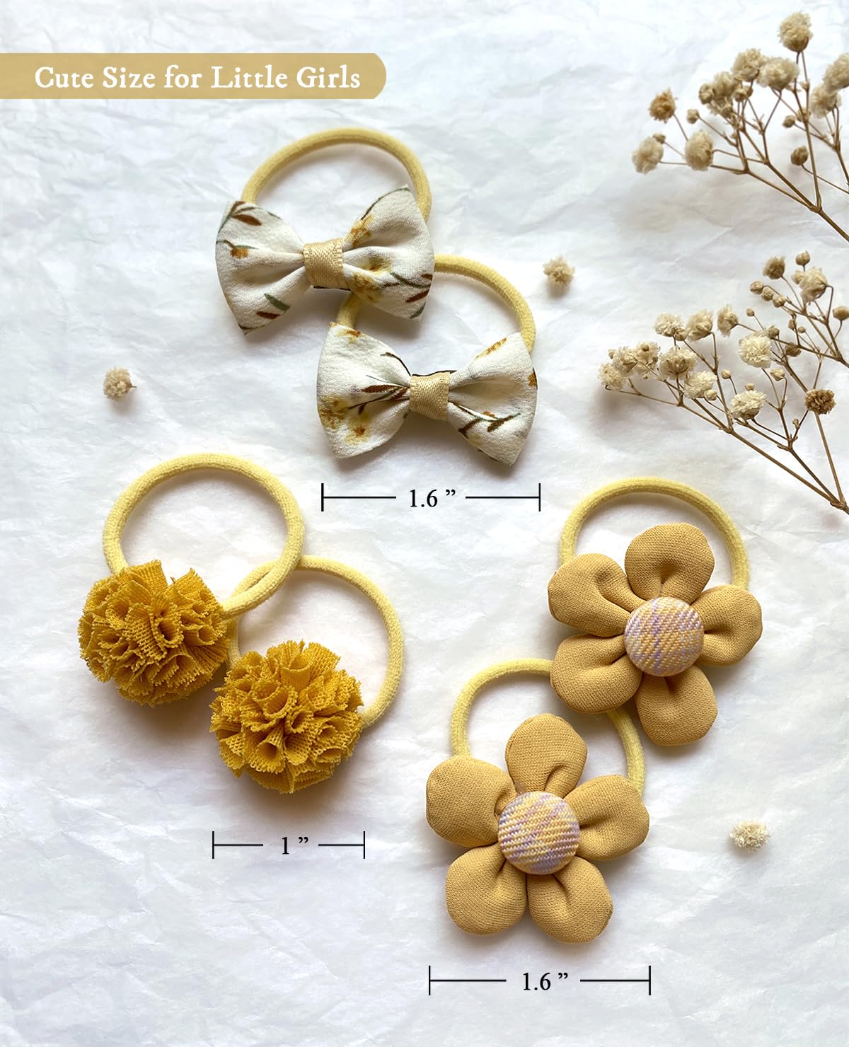 Cherssy durable soft elastic hair bands for versatile styling