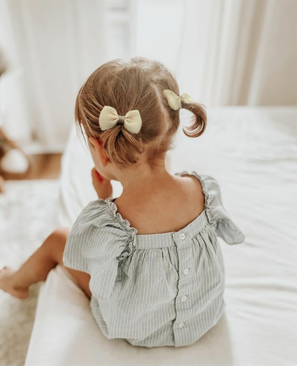 Cherssy family photo outfit ideas featuring Cherssy hair ties