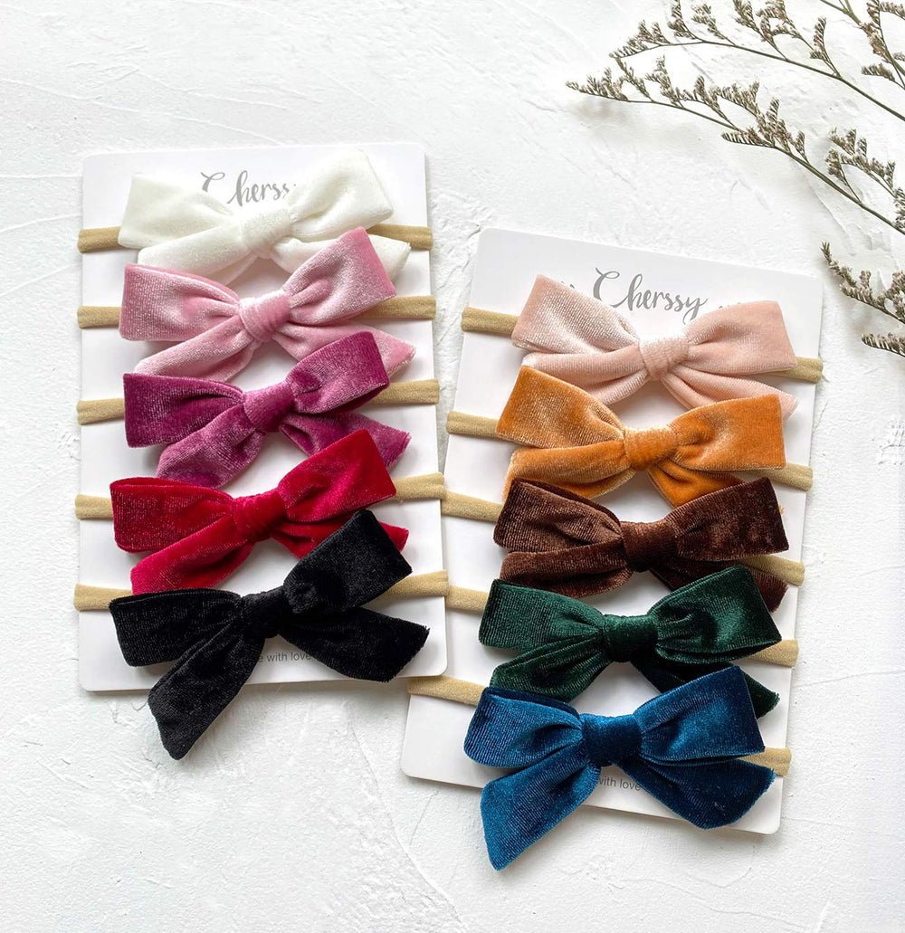 Cherssy gift-ready packaging headbands ideal for baby showers or Christmas gifting.