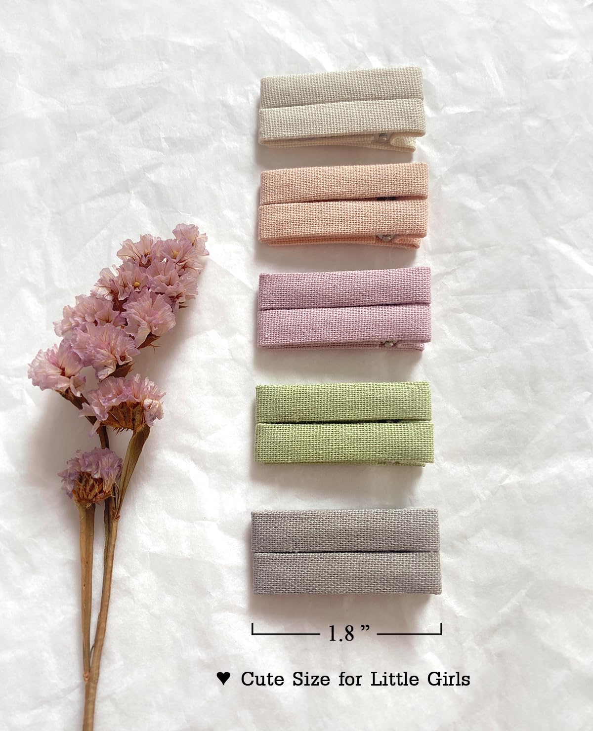 Cherssy color assortment hair clips laid out for outfit matching