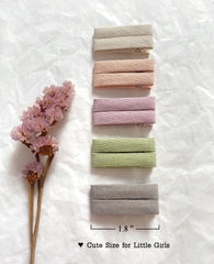 Cherssy color assortment hair clips laid out for outfit matching