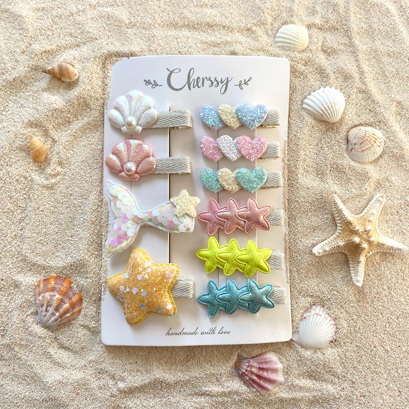 Cherssy non slip baby barrette grips fine hair during activities