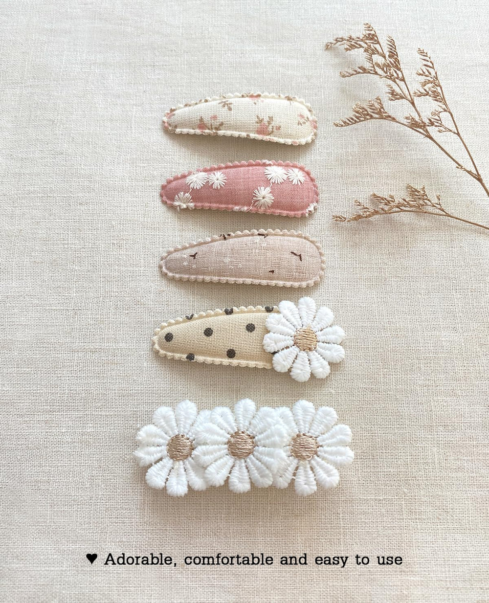 Cherssy plaid pattern hair clip demonstrating versatile look for daily wear
