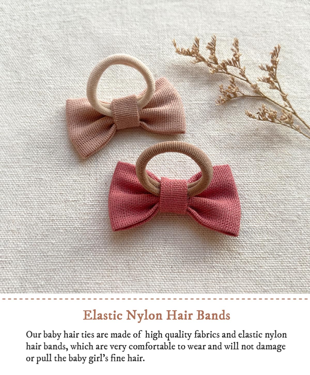 Cherssy toddler ponytail with bows demonstrates easy styling for thick or thin hair