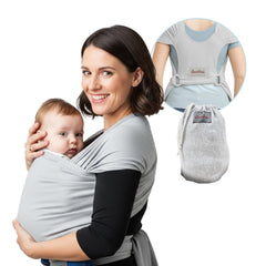 Cherub Cheeks baby wrap fabric texture close-up showing breathable cotton for comfort.