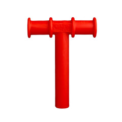 Chewy Tubes red oral motor tool for practicing chewing and bite skills safely.