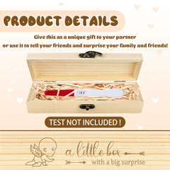 CHGCRAFT keepsake box with lock and raffia ribbon secures precious mementos.