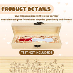 CHGCRAFT keepsake box with raffia ribbon presentation for elegant gift.