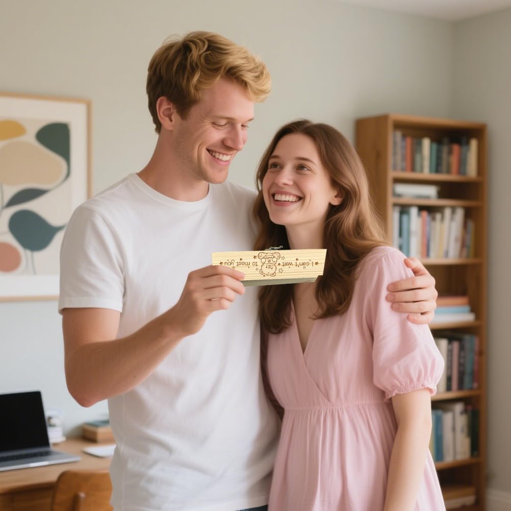 CHGCRAFT creative pregnancy announcement gift idea for family and partner.