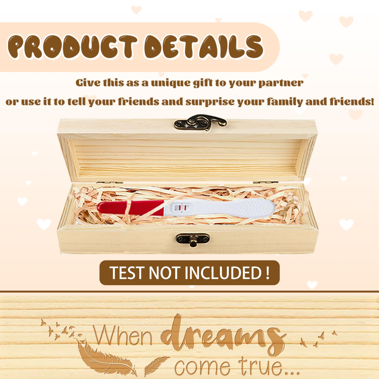 CHGCRAFT keepsake box with raffia ribbon adds elegant gift touch