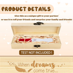 CHGCRAFT keepsake box with raffia ribbon adds elegant gift touch