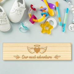 CHGCRAFT Raffia ribbon pregnancy announcement gift enhances elegant presentation