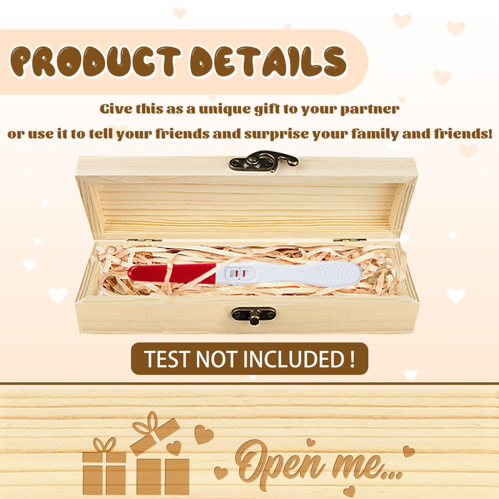 CHGCRAFT wooden box with raffia ribbon enhances gift presentation.