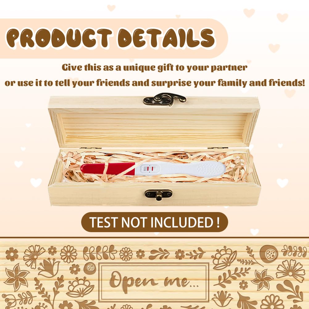 CHGCRAFT wooden keepsake box features a vintage lock for secure keepsakes.