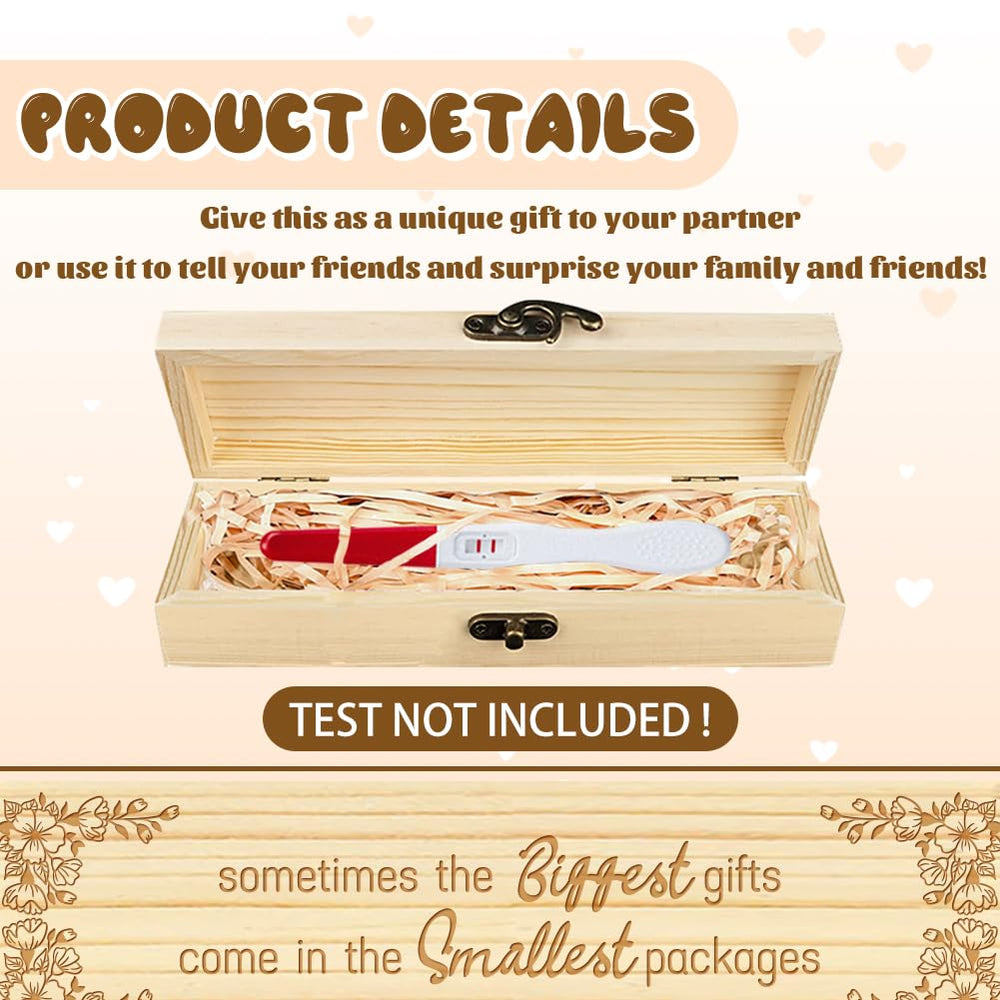 CHGCRAFT wooden keepsake box with premium material and smooth finish