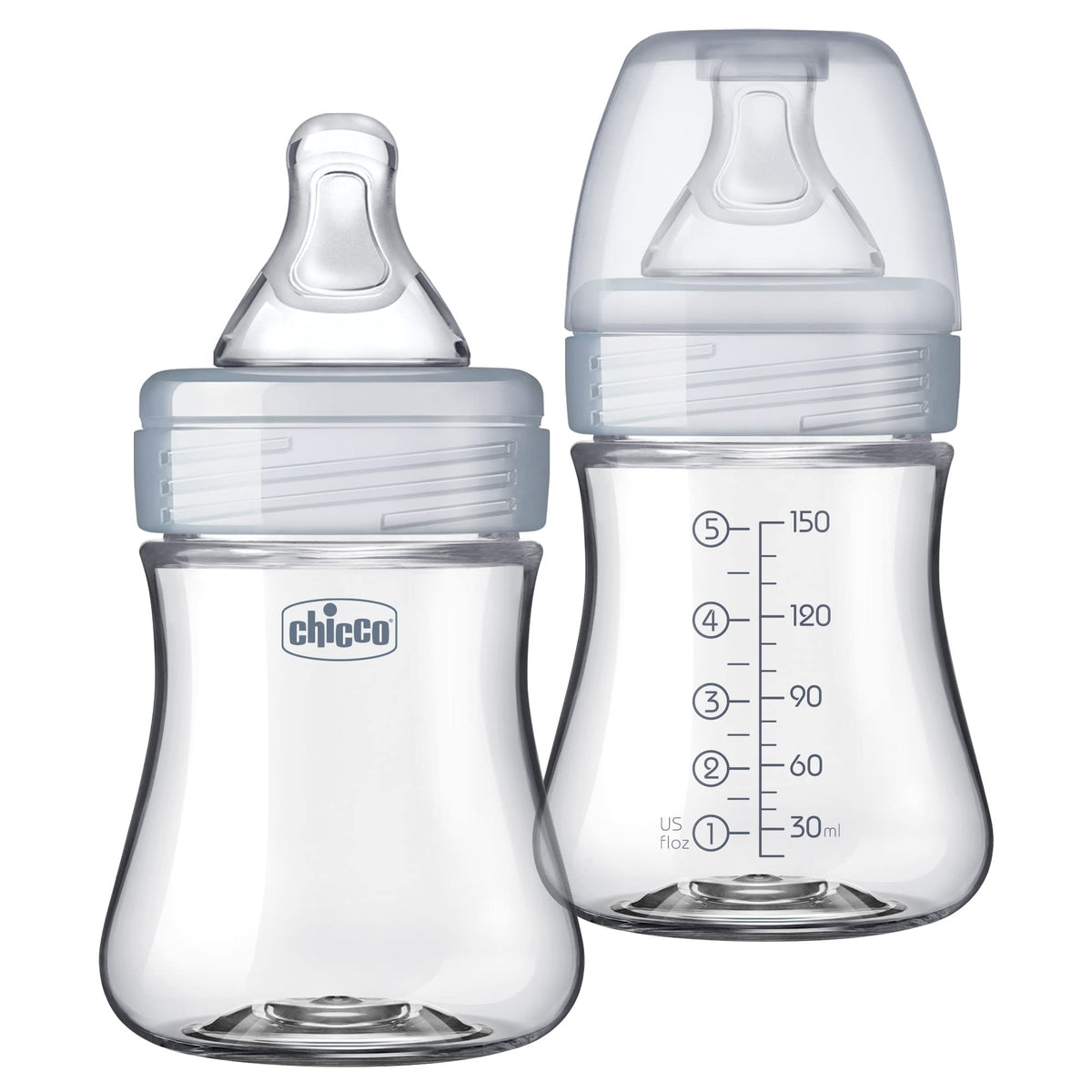 Chicco Duo inner Invinci-Glass layer visible, minimizing milk contact with plastic for purity.