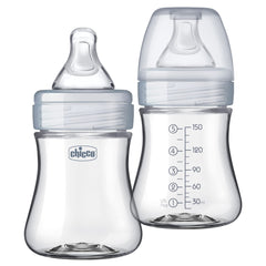 Chicco Duo inner Invinci-Glass layer visible, minimizing milk contact with plastic for purity.
