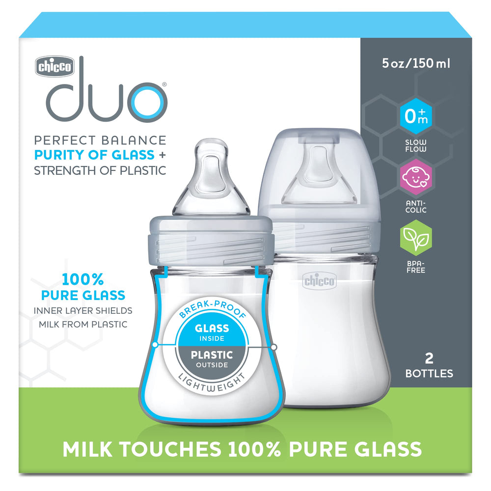 Chicco Duo outer plastic shell shown, lightweight and durable for parents on the go.