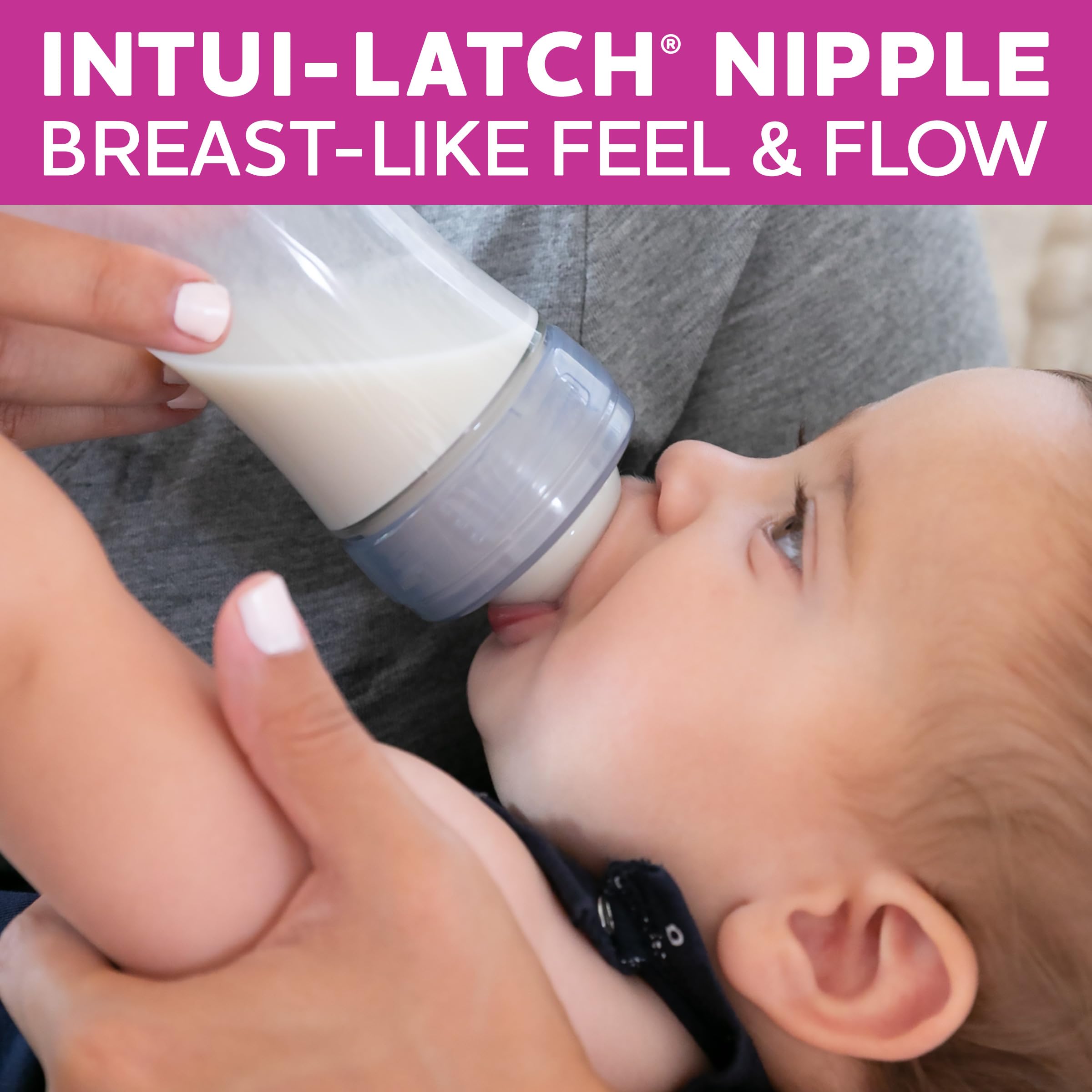Chicco Duo Stage 1 Slow Flow nipple included for newborn feeds (0m+).