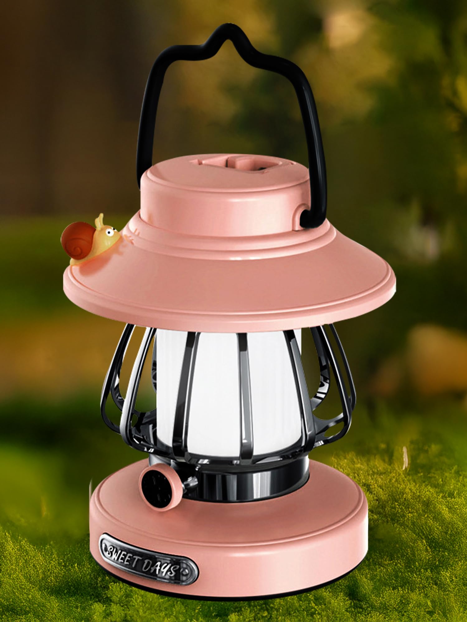 ChicLumen Kids Lantern pink front view for cozy bedtime moments
