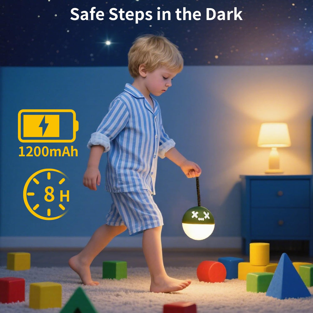 ChicLumen USB-C rechargeable night light 1200mAh offers cordless convenience for camping and sleepovers