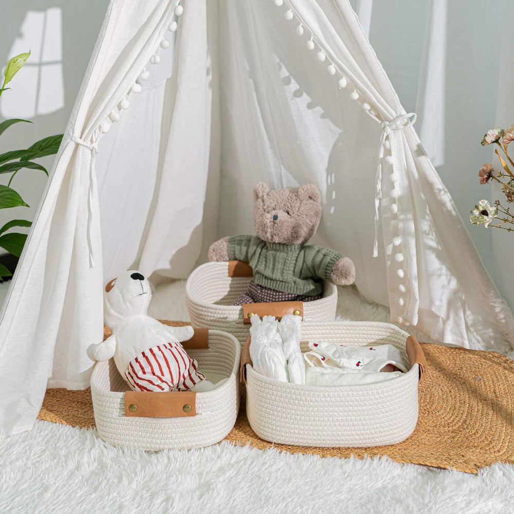 CHICVITA nursery setup demonstrates child-friendly organization and tidy space