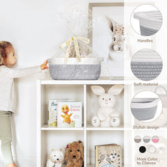 CHICVITA small basket closeup-weave highlighting rich texture for stylish organization.