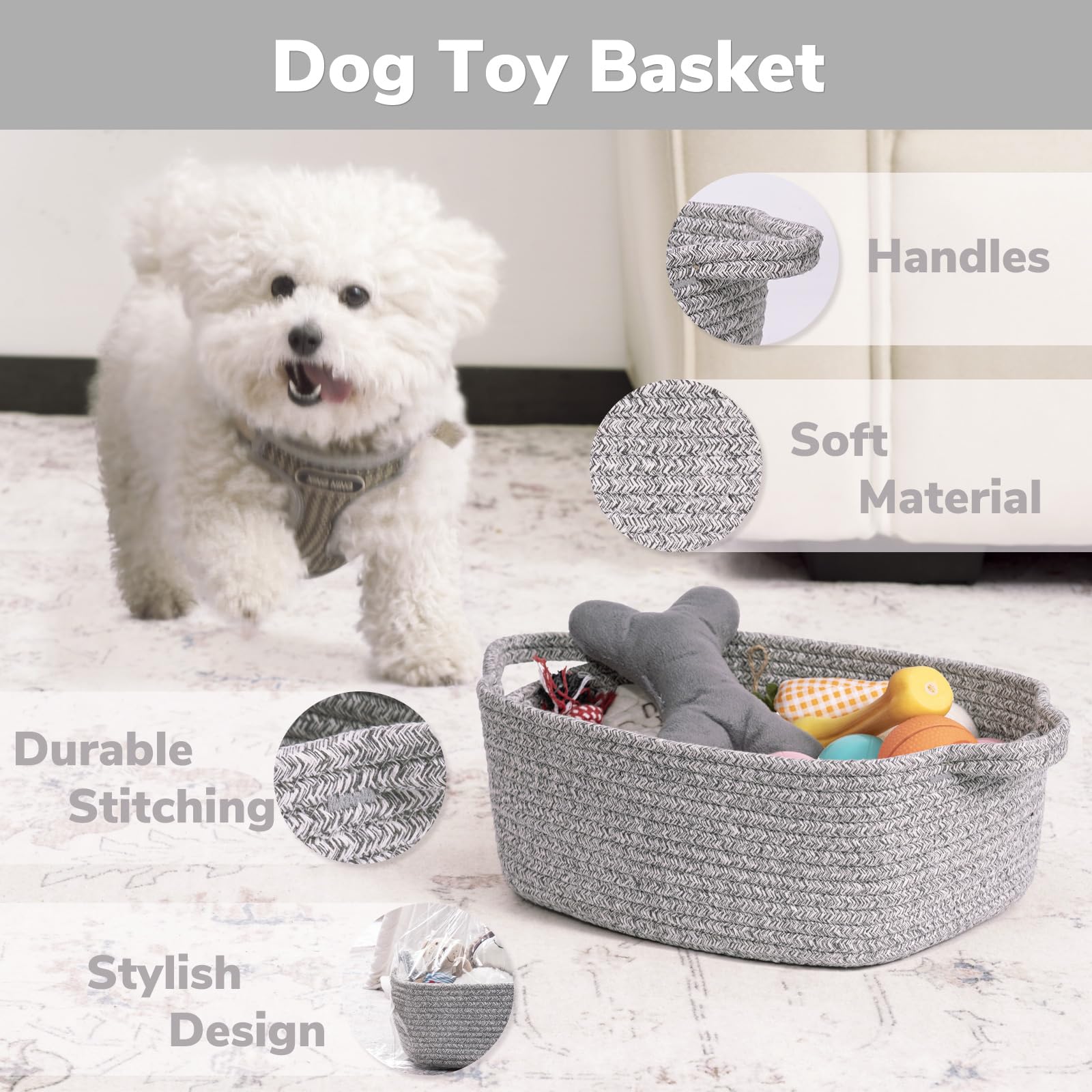 CHICVITA grey gift basket idea showcasing versatile gift presentation for holidays