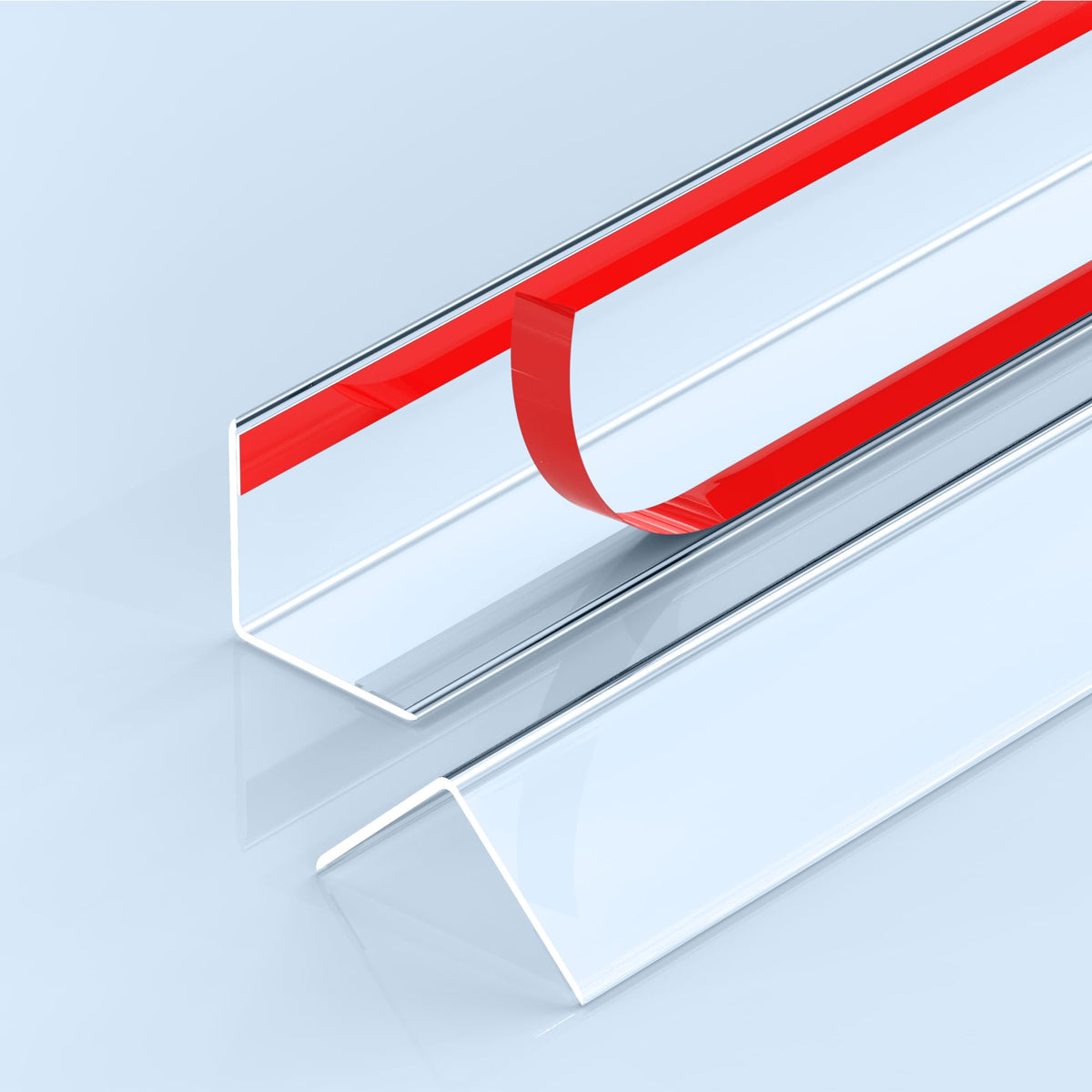 CHIDU wall corner protectors in clear self-adhesive form prevent wall bumps.