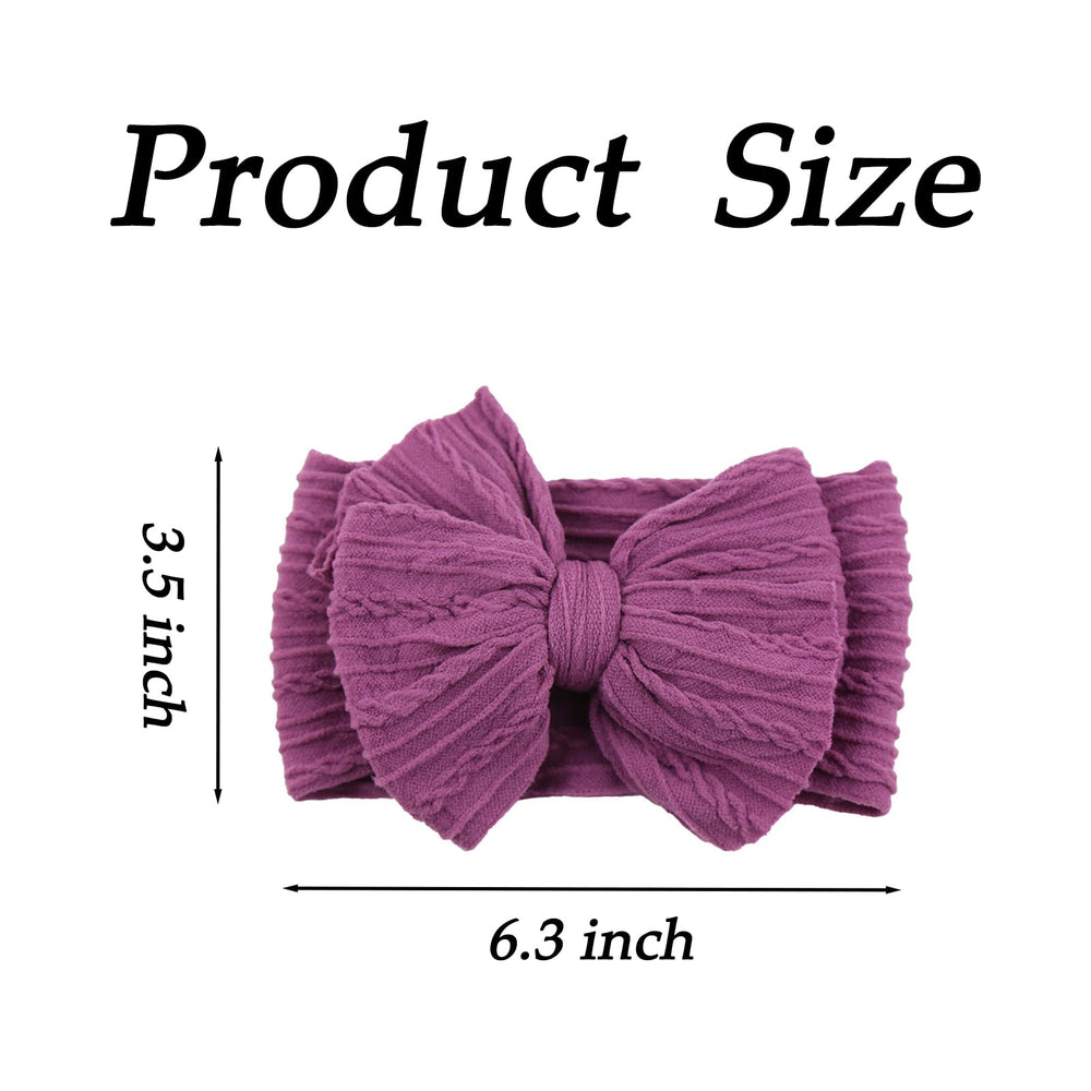 Chiduerm baby bows headband light purple coordinates outfits with soft, non-slip fit.